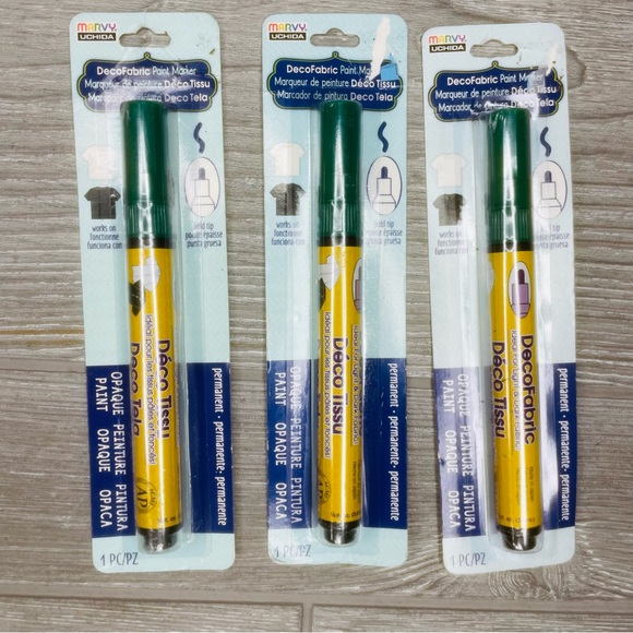Nwt lot of Fabric paint and markers Uchida Watercolor fabri-ink fabric craft diy - Picture 4 of 10